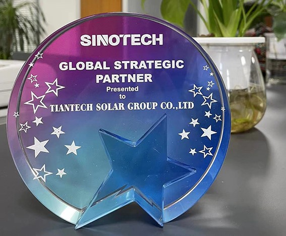 ได้รับรางวัลในฐานะพันธมิตรเชิงกลยุทธ์ระดับโลกสำหรับ SINOTEC HOLDINGS GROUP